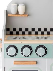 Cocina de juguete Minicook, Tablero de fibras de densidad media (MDF), madera de loto, recubierto, Gris, multicolor, An 43 x Al 58 cm