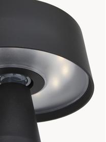 Borne lumineuse solaire avec détecteur de mouvement Nama, Noir, Ø 17 x haut. 90 cm