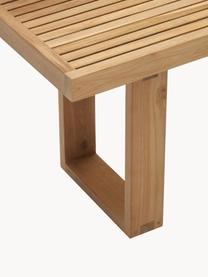 Banc de jardin en bois de teck Canadell, 100 % bois de teck, Bois de teck, larg. 170 x haut. 46 cm