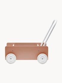 Lauflernwagen Walker, Sperrholz, Metall, Kunststoff, Thermoplastisches Gummi, Hellbraun, Beige, Weiss, B 44 x H 45 cm