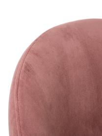 Chaise rembourrée velours rose Rachel, Velours vieux rose