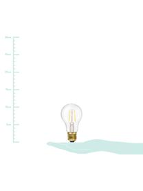 LED lamp Airtight Stream (E27 / 1.6W), Lampenkap: glas, Fitting: messing, Transparant, messingkleurig, Ø 6 x H 11 cm