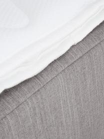 Lit à sommier tapissier Enya, Tissu gris, larg. 140 x long. 200 cm, indice de fermeté 2