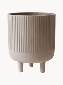 Cache-pot Shadow, Terracotta, Beige, Ø 18 x haut. 22 cm