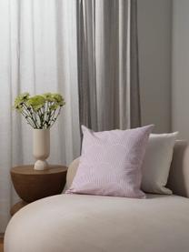 Housse de coussin 45x45 lilas/blanc Arc, 100 % coton, Lilas, larg. 45 x long. 45 cm