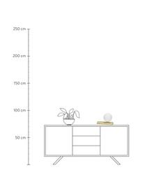 Malá stolní lampa Balance, Bílá, zlatá, Š 30 cm, V 22 cm