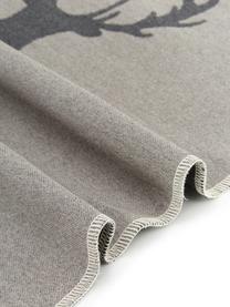 Tappeto con frange Hirsch Goliath, 100% cotone riciclato, Grigio, grigio scuro, beige, Larg. 70 x Lung. 120 cm (taglia XS)