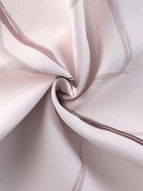 Housse de coussin 40x40 blanc Curves, Rose, blanc