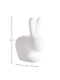 Taburete infantil Rabbit, Plástico (polietileno), Blanco, An 46 x Al 53 cm