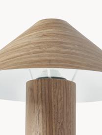 Petite lampe à poser en bois Ernesto, Bois clair, Ø 30 x haut. 32 cm