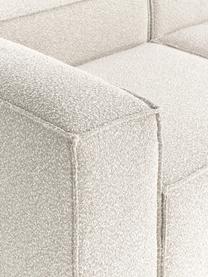 Modulares Ecksofa Lennon aus Bouclé, Bezug: Bouclé (100 % Polyester) , Gestell: Massives Kiefernholz, Spe, Bouclé Off White, B 327 x T 180 cm, Eckteil rechts