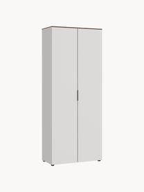 Armoire de bureau Ancona, Beige clair, bois effet noyer, larg. 81 x haut. 197 cm