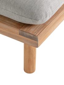 Salotto da giardino in legno Viridis 6 pz, Struttura: legno di acacia laccato, Rivestimento: 100% poliestere, Legno di acacia, grigio, Set in varie misure