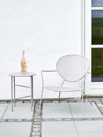 Table de jardin ronde Summer, Métal, enduit, Gris, Ø 40 x haut. 50 cm