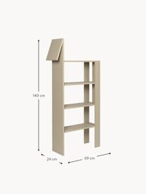 Regał z drewna Giraffe, Płyta pilśniowa średniej gęstości (MDF) lakierowana

Ten produkt jest wykonany z drewna pochodzącego ze zrównoważonych upraw, które posiada certyfikat FSC®., Jasny beżowy, S 69 x W 140 cm