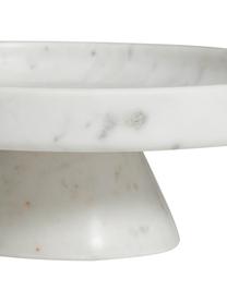 Fuente para postre de mármol Isop, Mármol, Mármol blanco, Ø 30 x Al 11 cm