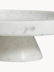 Marmorierte Tortenplatte Isop, Ø 30, Marmor, Weiss, marmoriert, Ø 30 x H 11 cm