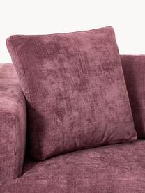 Sessel Tribeca, Bezug: 100 % Polyester Der strap, Gestell: Buchenholz, Kiefernholz, , Webstoff Aubergine, B 110 x T 100 cm