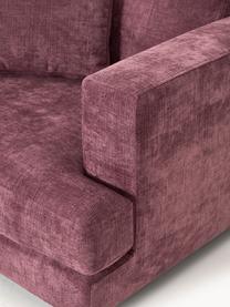 Sessel Tribeca, Bezug: 100 % Polyester Der strap, Gestell: Buchenholz, Kiefernholz, , Webstoff Aubergine, B 110 x T 100 cm