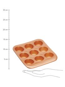 Teglia per muffin in rame Smart, Acciaio, ceramica, Dorato, Larg. 23 x Prof. 25 cm