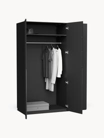 Armoire modulaire à portes battantes Leon, larg. 150 cm, plusieurs variantes, Noir, Basic Interior, larg. 150 x haut. 200 cm