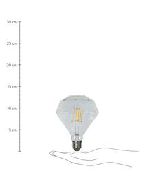 E27 Leuchtmittel, 320lm, warmweiß, 1 Stück, Leuchtmittelschirm: Glas, Leuchtmittelfassung: Nickel, Transparent, Ø 12 x H 13 cm