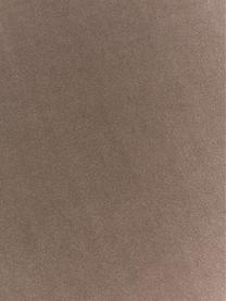 Fluwelen poef Winou met opbergruimte in beige, Bekleding: fluweel (100% polyester), Frame: metaal, Beige, 55 x 46 cm