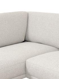 Ecksofa Fluente, Bezug: 80% Polyester, 20% Ramie , Gestell: Massives Kiefernholz, FSC, Webstoff Hellbeige, B 221 x T 200 cm, Eckteil links