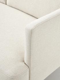 Canapé d'angle Fluente, Tissu beige clair, larg. 221 x prof. 200 cm, méridienne à gauche