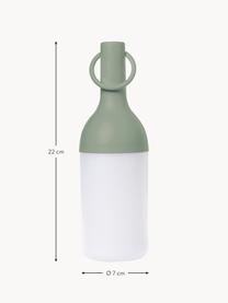 Lampade da tavolo da esterno portatili a LED con luce regolabile Elo 2 pz, Verde oliva, bianco, Ø 7 x Alt. 22 cm