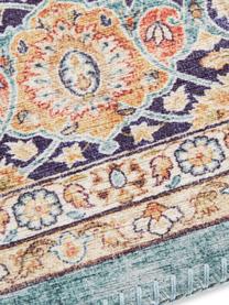 Tapis Keshan Mashad, 100 % polyester, Turquoise, multicolore, larg. 80 x long. 150 cm (taille XS)