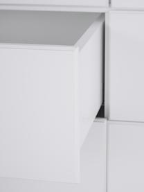 Šatní skříň Harlequin, Dřevo, lakováno bílou barvou, Š 106 cm, V 176 cm