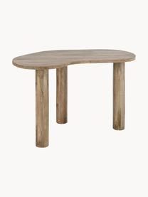 Schreibtisch Emilia aus Mangoholz, Mangoholz, lackiert, Mangoholz, B 125 x T 86 cm