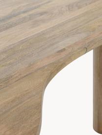 Psací stůl z mangového dřeva Emilia, Lakované mangové dřevo, Mangové dřevo, Š 125 cm, H 86 cm