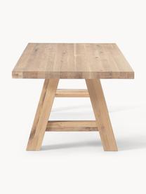 Eettafel Ashton van eikenhout, verschillende formaten, Massief eikenhout, geolied
100% hout uit duurzame bosbouw

Dit product is gemaakt van duurzaam geproduceerd, FSC®-gecertificeerd hout., Licht eikenhout geolied, B 220 x D 100 cm