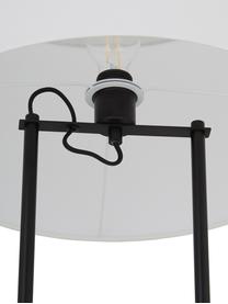 Stojacia lampa s betónovým podstavcom Pipero, Sivá, biela, Ø 45 x V 161 cm