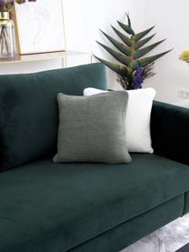 Housse de coussin en tricot de coton bio Adalyn, 100 % coton bio, certifié GOTS

Le matériau est certifié STANDARD 100 OEKO-TEX®, 11.HIN.00050, HOHENSTEIN HTTI, Vert sauge, larg. 40 x long. 40 cm