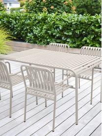 Chaises de jardin empilables Fabia, 2 pièces, Plastique, Gris clair, larg. 57 x prof. 63 cm