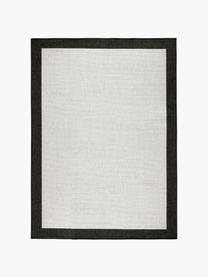 Obojstranný koberec (do interiéru/exteriéru) Panama, Čierna, krémová, D 150 x Š 80 cm