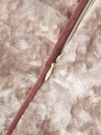 Sametový povlak na polštář s lemováním Enid, Samet (100% polyester)
Certifikát Oeko-Tex Standard 100, třída 1, Béžová, růžová, Š 45 cm, D 45 cm