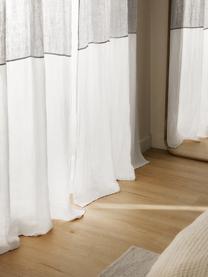 Rideau semi-transparent avec ourlet en tunnel Maisie, 2 pièces, 100 % fibres de chanvre

Le matériau est certifié STANDARD 100 by OEKO-TEX®, 6760CIT, Gris clair, blanc, larg. 135 x long. 260 cm