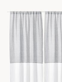 Rideau semi-transparent avec ourlet en tunnel Maisie, 2 pièces, 100 % fibres de chanvre

Le matériau est certifié STANDARD 100 by OEKO-TEX®, 6760CIT, Gris clair, blanc, larg. 135 x long. 260 cm