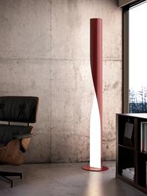 Lampa podłogowa z funkcją przyciemniania Evita, Stelaż: techopolimer, metal powle, Czerwony, W 190 cm