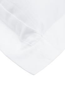 Funda de almohada de satén Premium, 50 x 70 cm, Blanco, An 50 x L 70 cm