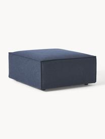 Pouf Lennon, Tissu bleu foncé, larg. 88 x prof. 88 cm