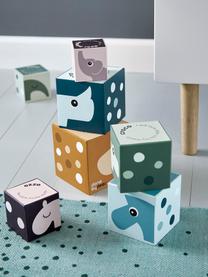 Set 8 cubi impilabili Deer Friends, Cartone, laminato, Multicolore, Set in varie misure