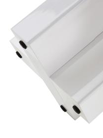 Mesa auxiliar Crozz, Tablero de fibras de densidad media (MDF) pintado, Madera pintada en blanco, B 40 x H 58 cm