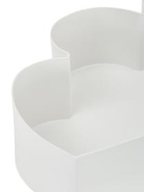 Półka ścienna Cloud, Metal lakierowany, Biały, S 40 x W 23 cm