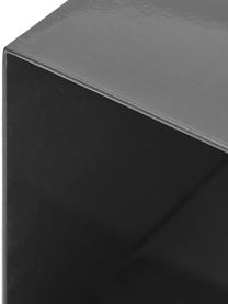 Metall-Beistelltisch Fari, Metall, beschichtet, Schwarz, B 40 x T 32 cm