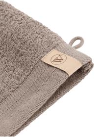 Guanto spugna da bagno Soft Cotton 2 pz, Taupe, Larg. 16 x Lung. 21 cm